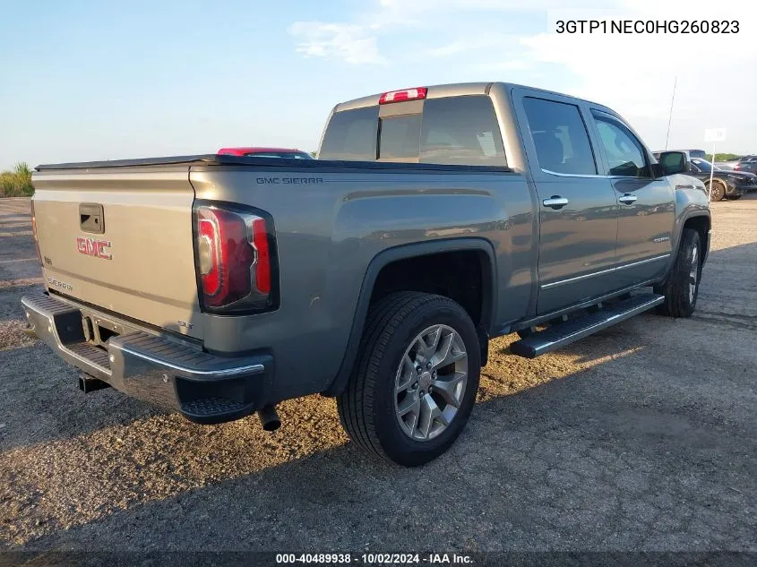 2017 GMC Sierra 1500 Slt VIN: 3GTP1NEC0HG260823 Lot: 40489938