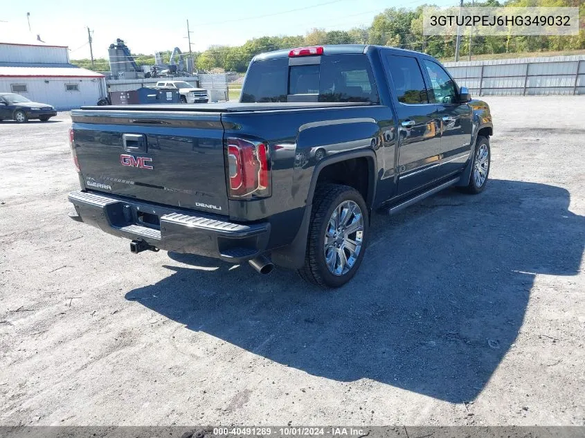 2017 GMC Sierra 1500 Denali VIN: 3GTU2PEJ6HG349032 Lot: 40491289