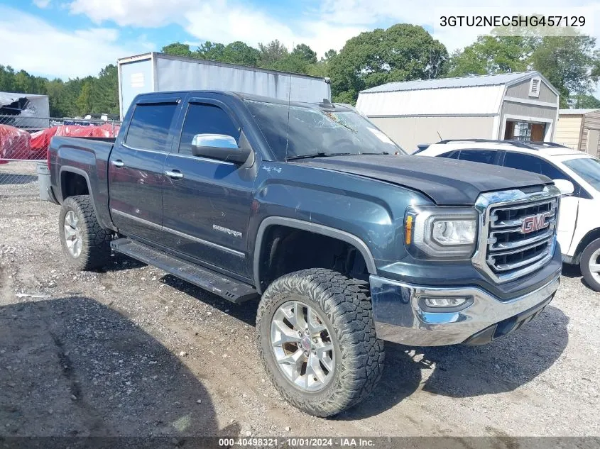 2017 GMC Sierra 1500 Slt VIN: 3GTU2NEC5HG457129 Lot: 40498321