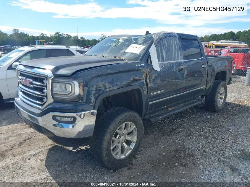 2017 GMC Sierra 1500 Slt VIN: 3GTU2NEC5HG457129 Lot: 40498321