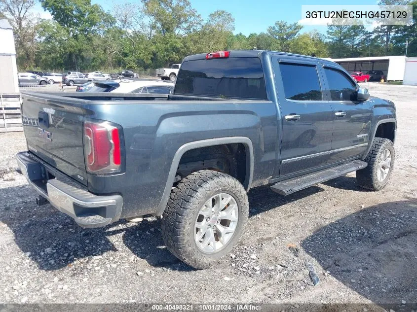 2017 GMC Sierra 1500 Slt VIN: 3GTU2NEC5HG457129 Lot: 40498321