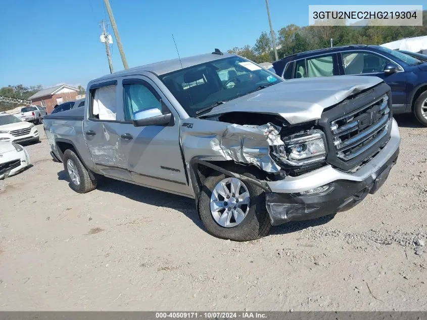 2017 GMC Sierra 1500 Slt VIN: 3GTU2NEC2HG219304 Lot: 40509171