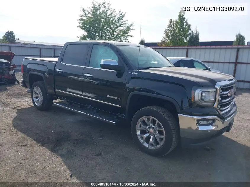 2017 GMC Sierra 1500 Slt VIN: 3GTU2NEC1HG309270 Lot: 40510144