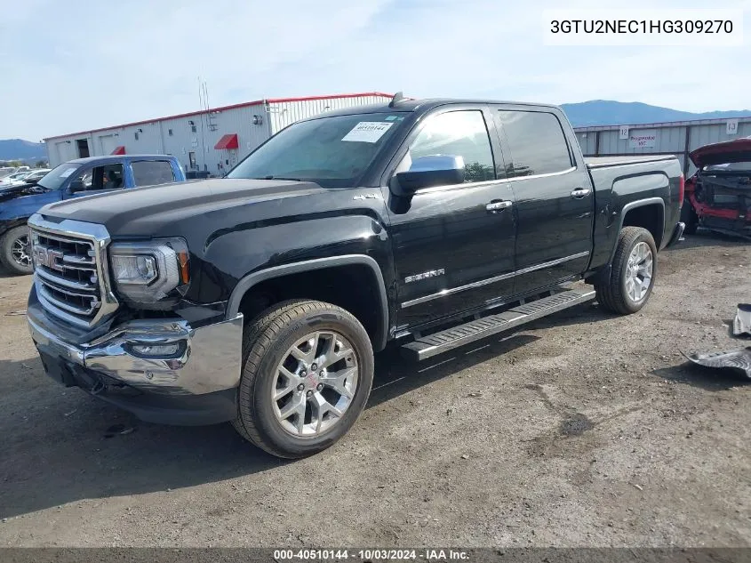 2017 GMC Sierra 1500 Slt VIN: 3GTU2NEC1HG309270 Lot: 40510144