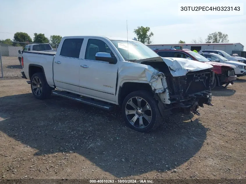 2017 GMC Sierra 1500 Denali VIN: 3GTU2PEC4HG323143 Lot: 40510263