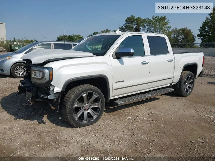 2017 GMC Sierra 1500 Denali VIN: 3GTU2PEC4HG323143 Lot: 40510263