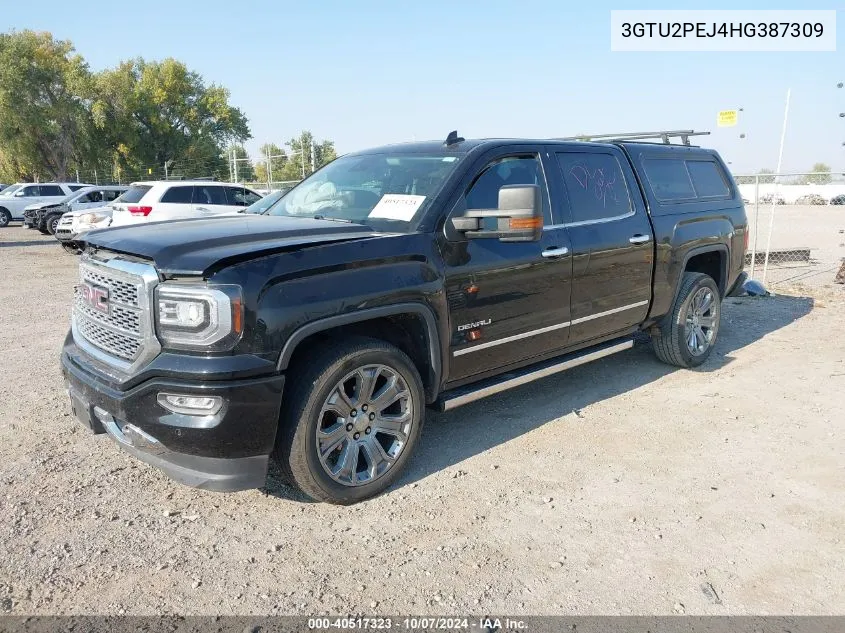 2017 GMC Sierra K1500 Denali VIN: 3GTU2PEJ4HG387309 Lot: 40517323