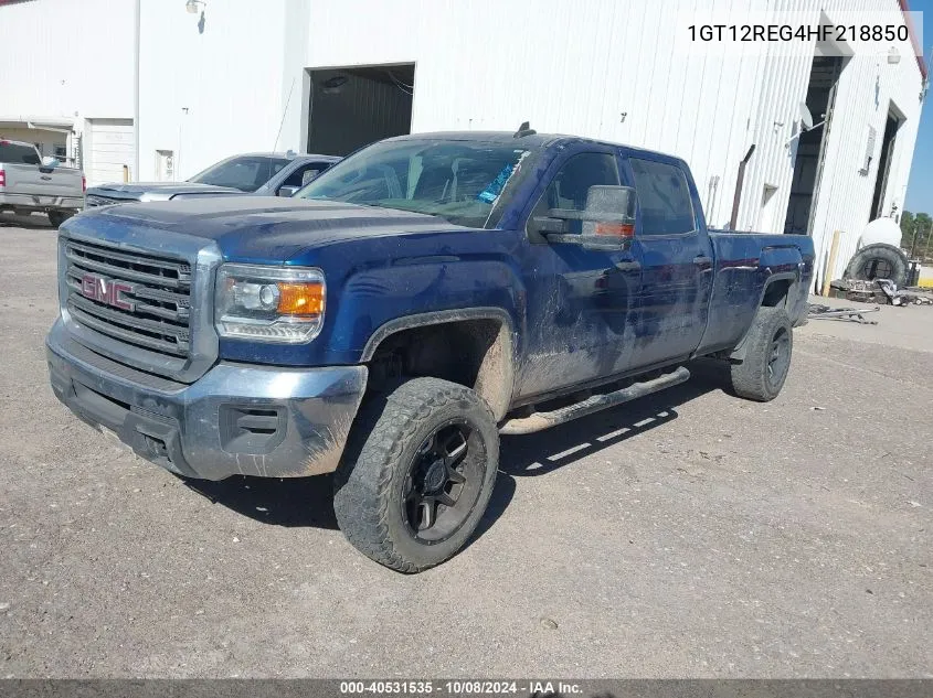 2017 GMC Sierra 2500Hd K2500 Heavy Duty VIN: 1GT12REG4HF218850 Lot: 40531535