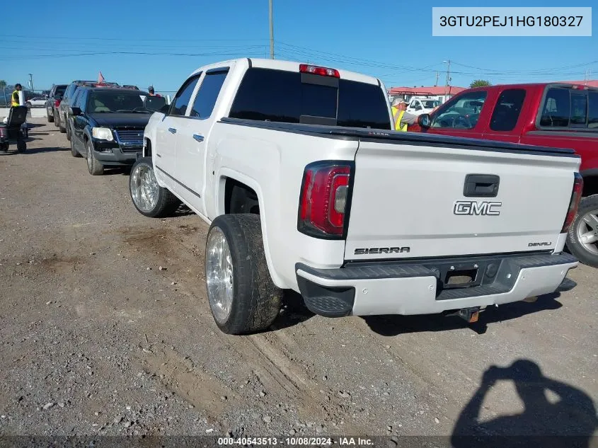 2017 GMC Sierra 1500 Denali VIN: 3GTU2PEJ1HG180327 Lot: 40543513