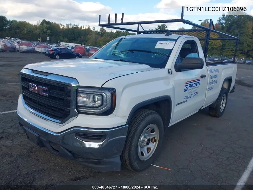 2017 GMC Sierra 1500 VIN: 1GTN1LEC0HZ106396 Lot: 40546727