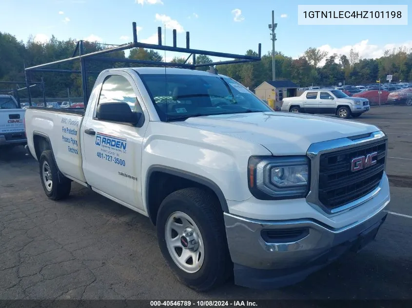 2017 GMC Sierra 1500 VIN: 1GTN1LEC4HZ101198 Lot: 40546789