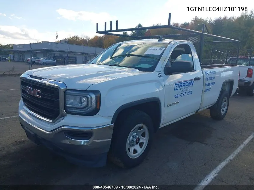 2017 GMC Sierra 1500 VIN: 1GTN1LEC4HZ101198 Lot: 40546789