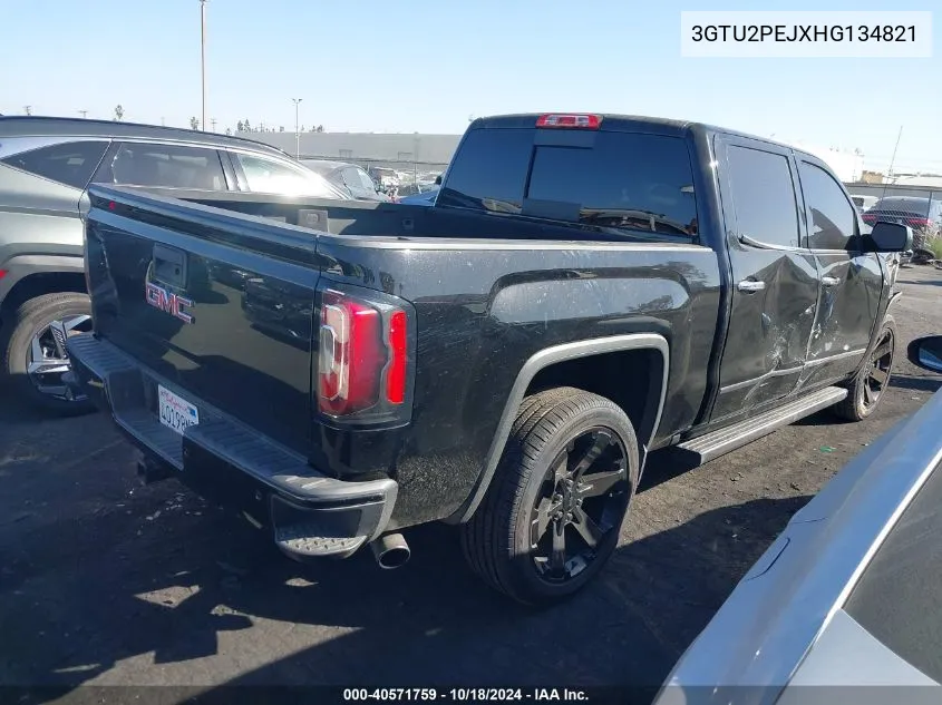 2017 GMC Sierra 1500 Denali VIN: 3GTU2PEJXHG134821 Lot: 40571759