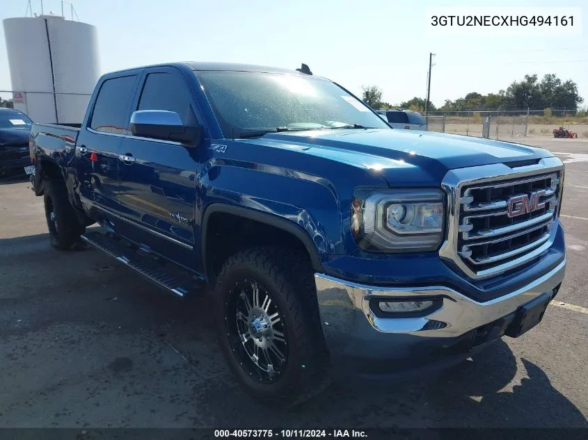 2017 GMC Sierra 1500 Slt VIN: 3GTU2NECXHG494161 Lot: 40573775