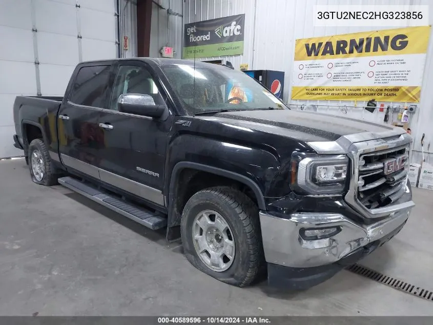 2017 GMC Sierra 1500 Slt VIN: 3GTU2NEC2HG323856 Lot: 40589596