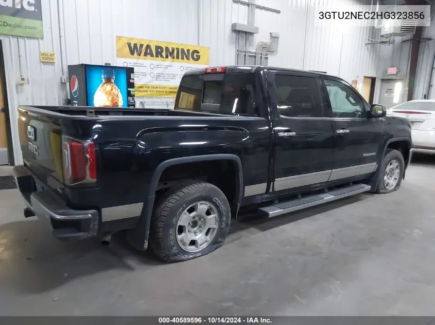 2017 GMC Sierra 1500 Slt VIN: 3GTU2NEC2HG323856 Lot: 40589596