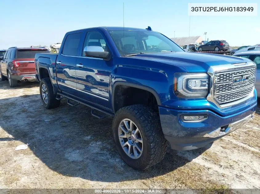 2017 GMC Sierra 1500 Denali VIN: 3GTU2PEJ6HG183949 Lot: 40602026