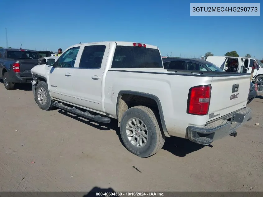 2017 GMC Sierra 1500 Sle VIN: 3GTU2MEC4HG290773 Lot: 40604360