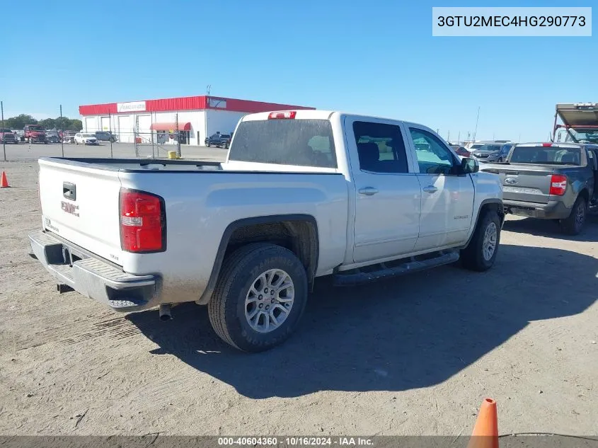 2017 GMC Sierra 1500 Sle VIN: 3GTU2MEC4HG290773 Lot: 40604360