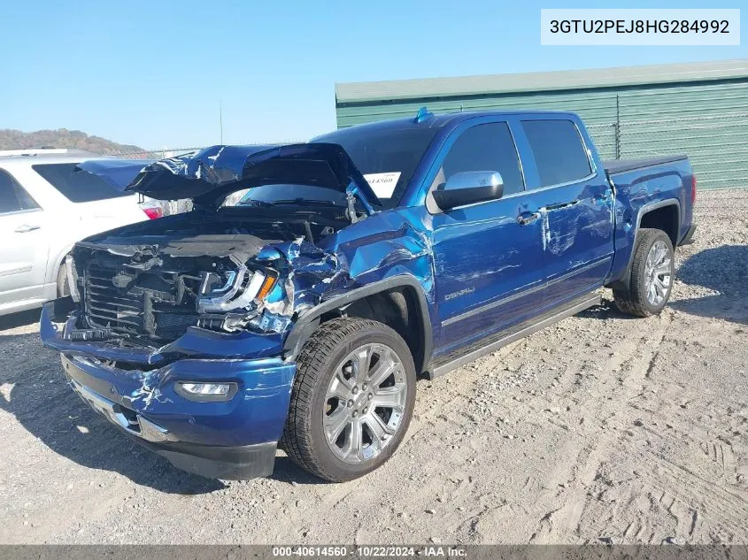 2017 GMC Sierra 1500 Denali VIN: 3GTU2PEJ8HG284992 Lot: 40614560