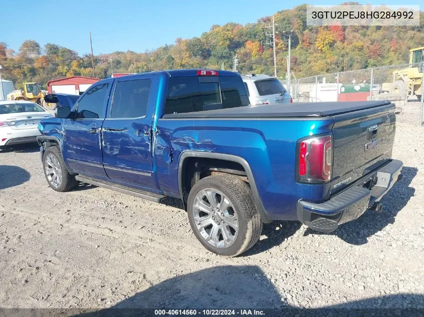 2017 GMC Sierra 1500 Denali VIN: 3GTU2PEJ8HG284992 Lot: 40614560