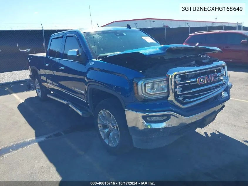 3GTU2NECXHG168649 2017 GMC Sierra 1500 Slt