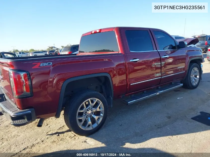 2017 GMC Sierra 1500 Slt VIN: 3GTP1NEC3HG235561 Lot: 40616913