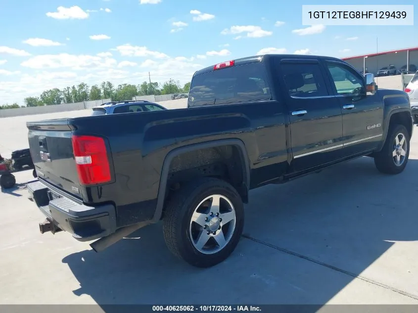 2017 GMC Sierra 2500Hd Slt VIN: 1GT12TEG8HF129439 Lot: 40625062