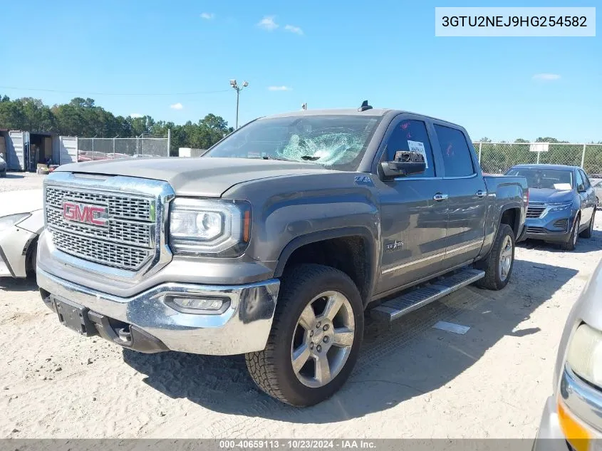 2017 GMC Sierra 1500 Slt VIN: 3GTU2NEJ9HG254582 Lot: 40659113