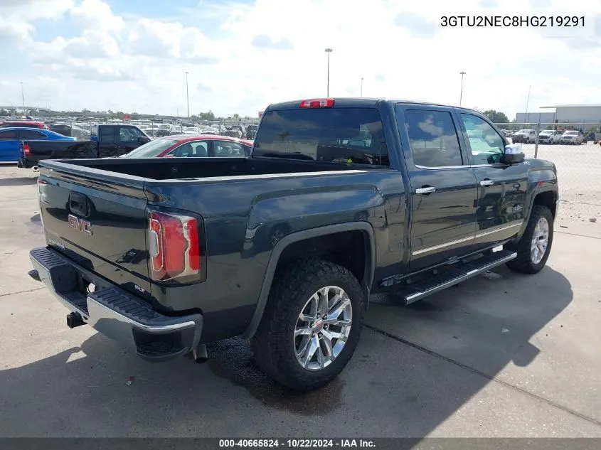 2017 GMC Sierra 1500 Slt VIN: 3GTU2NEC8HG219291 Lot: 40665824