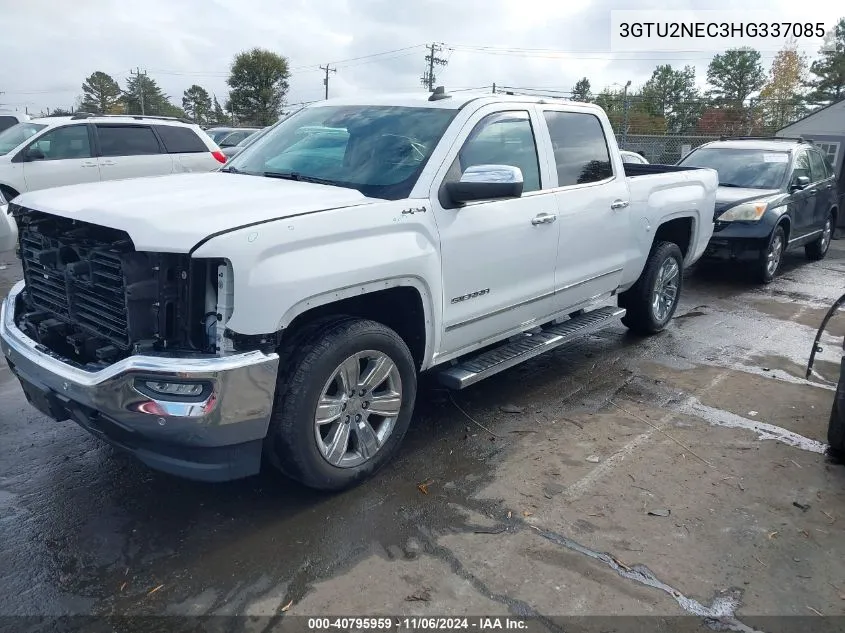 2017 GMC Sierra 1500 Slt VIN: 3GTU2NEC3HG337085 Lot: 40795959