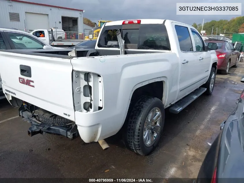 2017 GMC Sierra 1500 Slt VIN: 3GTU2NEC3HG337085 Lot: 40795959