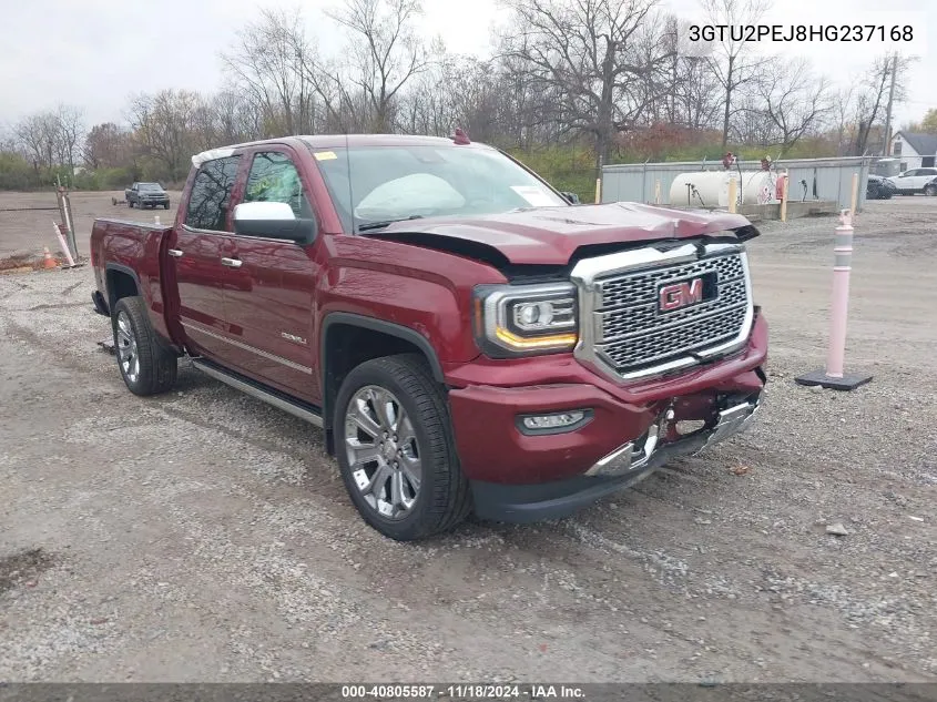 2017 GMC Sierra 1500 Denali VIN: 3GTU2PEJ8HG237168 Lot: 40805587