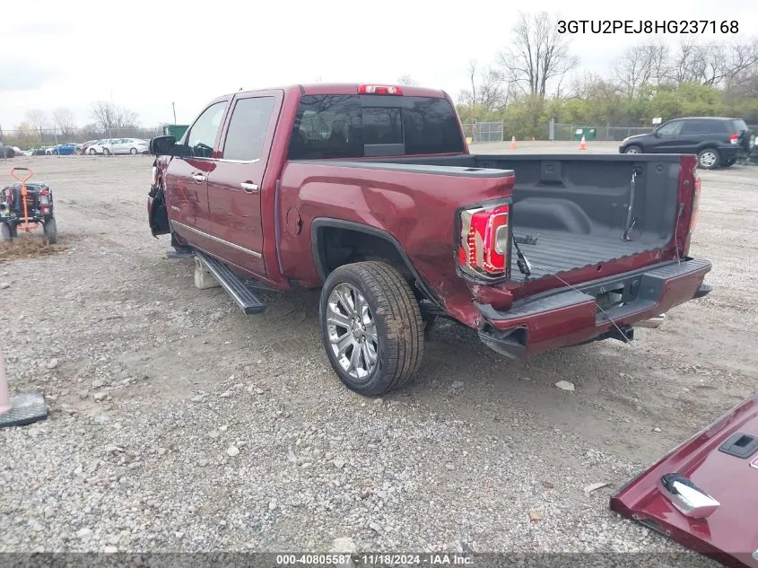 2017 GMC Sierra 1500 Denali VIN: 3GTU2PEJ8HG237168 Lot: 40805587