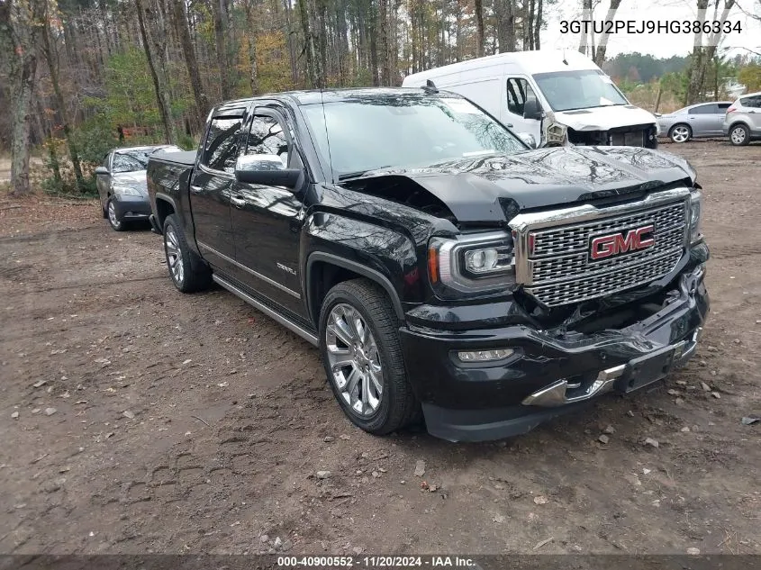 2017 GMC Sierra 1500 Denali VIN: 3GTU2PEJ9HG386334 Lot: 40900552