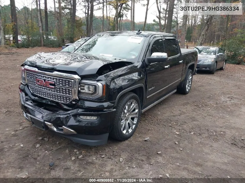 2017 GMC Sierra 1500 Denali VIN: 3GTU2PEJ9HG386334 Lot: 40900552