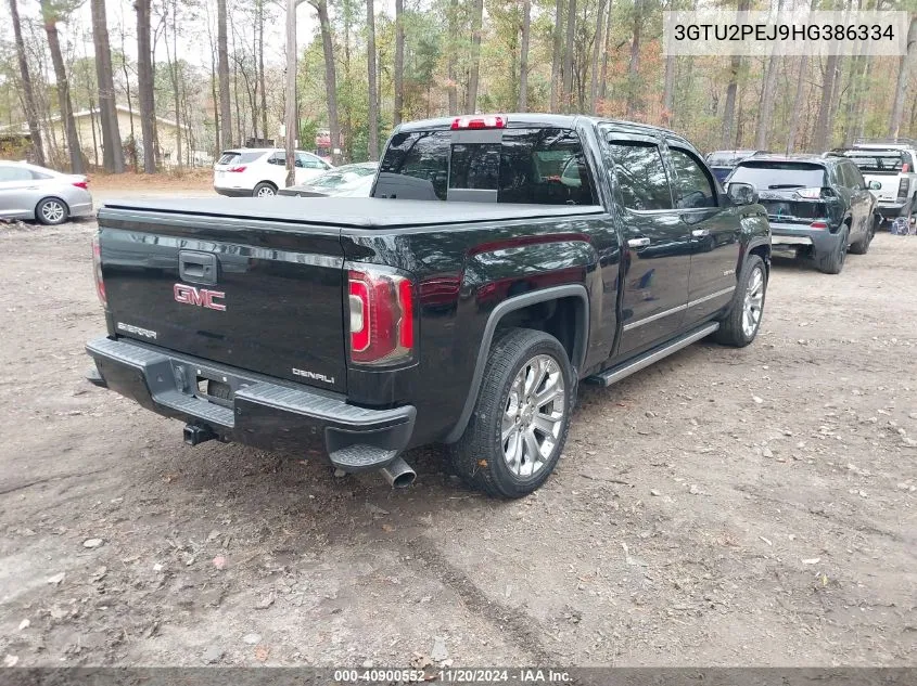 2017 GMC Sierra 1500 Denali VIN: 3GTU2PEJ9HG386334 Lot: 40900552