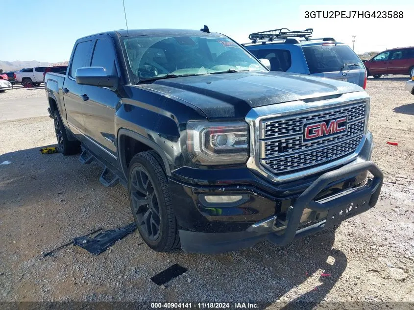 2017 GMC Sierra 1500 Denali VIN: 3GTU2PEJ7HG423588 Lot: 40904141