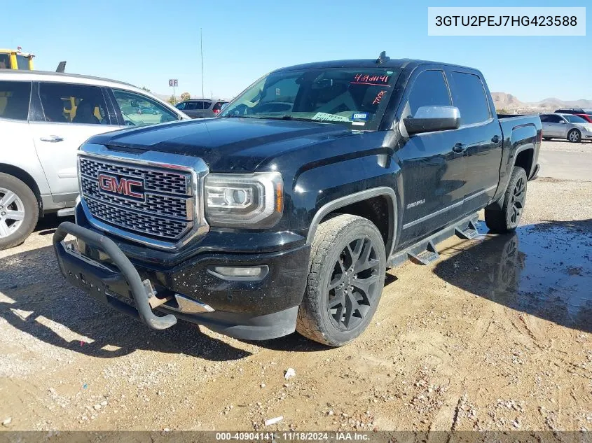 2017 GMC Sierra 1500 Denali VIN: 3GTU2PEJ7HG423588 Lot: 40904141