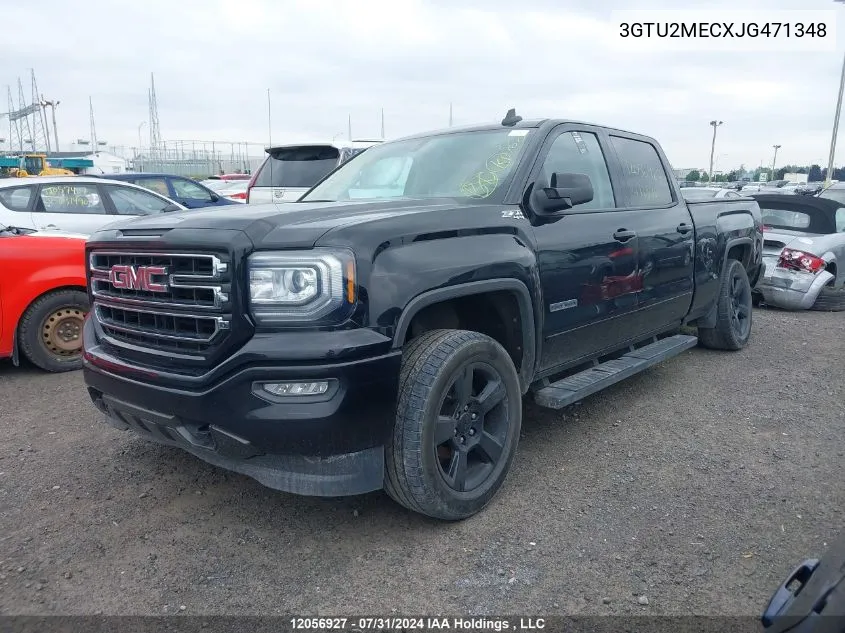 2018 GMC Sierra 1500 VIN: 3GTU2MECXJG471348 Lot: 12056927