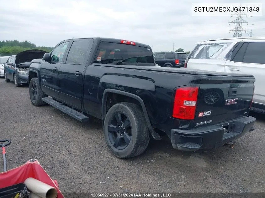 2018 GMC Sierra 1500 VIN: 3GTU2MECXJG471348 Lot: 12056927