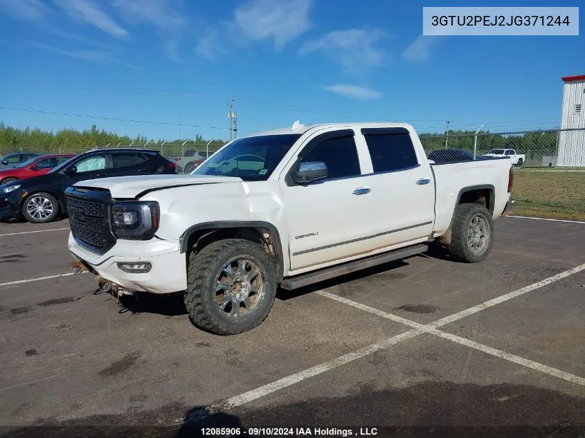 2018 GMC Sierra 1500 VIN: 3GTU2PEJ2JG371244 Lot: 12085906