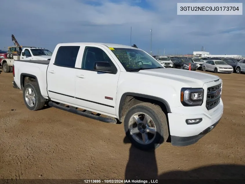 2018 GMC Sierra 1500 VIN: 3GTU2NEC9JG173704 Lot: 12113695