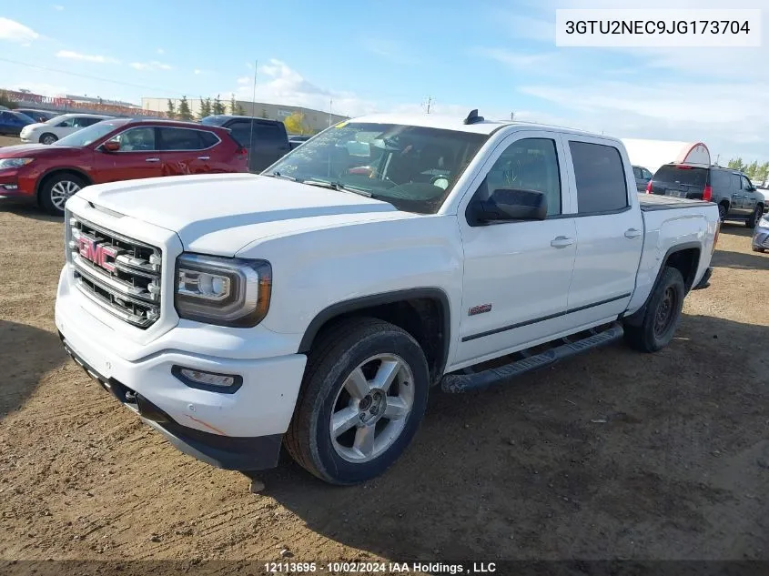 2018 GMC Sierra 1500 VIN: 3GTU2NEC9JG173704 Lot: 12113695