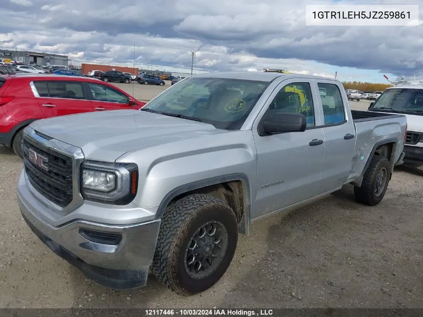 1GTR1LEH5JZ259861 2018 GMC Sierra 1500