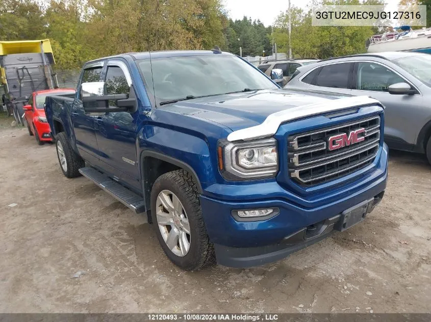 2018 GMC Sierra 1500 VIN: 3GTU2MEC9JG127316 Lot: 12120493