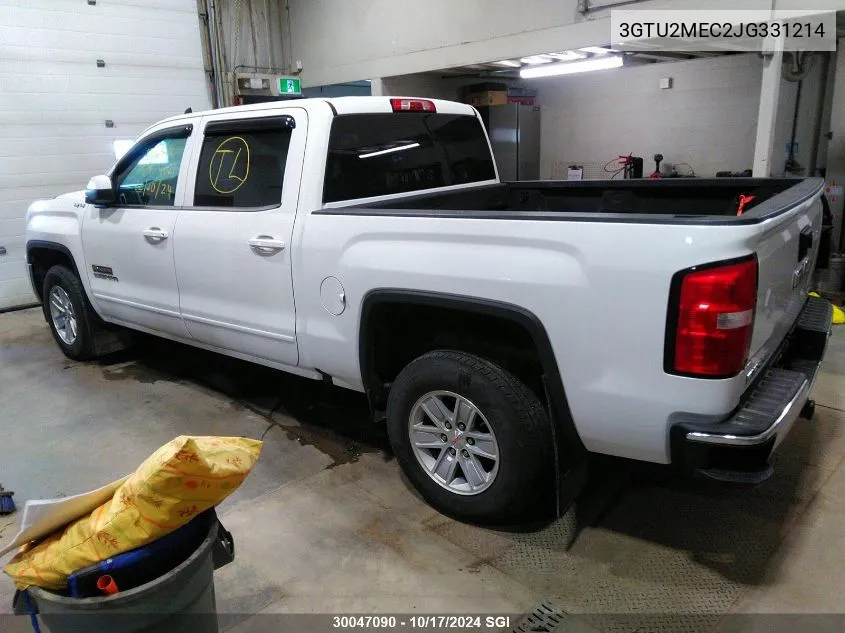 3GTU2MEC2JG331214 2018 GMC Sierra K1500 Sle