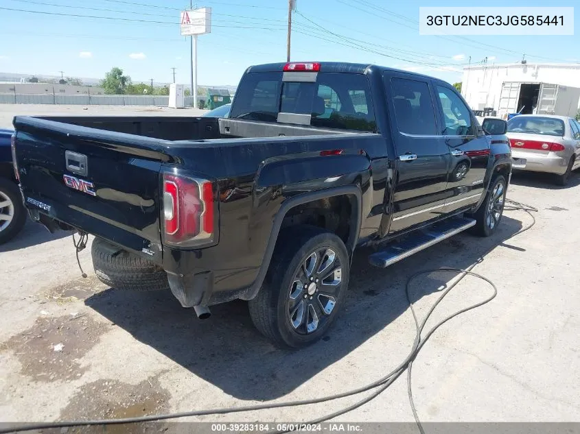 2018 GMC Sierra 1500 Slt VIN: 3GTU2NEC3JG585441 Lot: 39283184