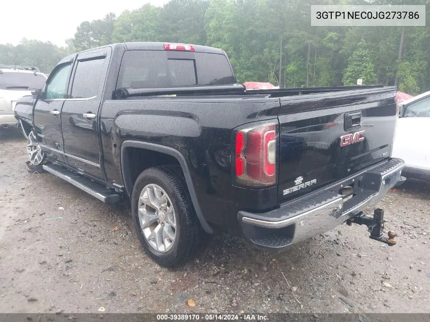 2018 GMC Sierra 1500 Slt VIN: 3GTP1NEC0JG273786 Lot: 39389170