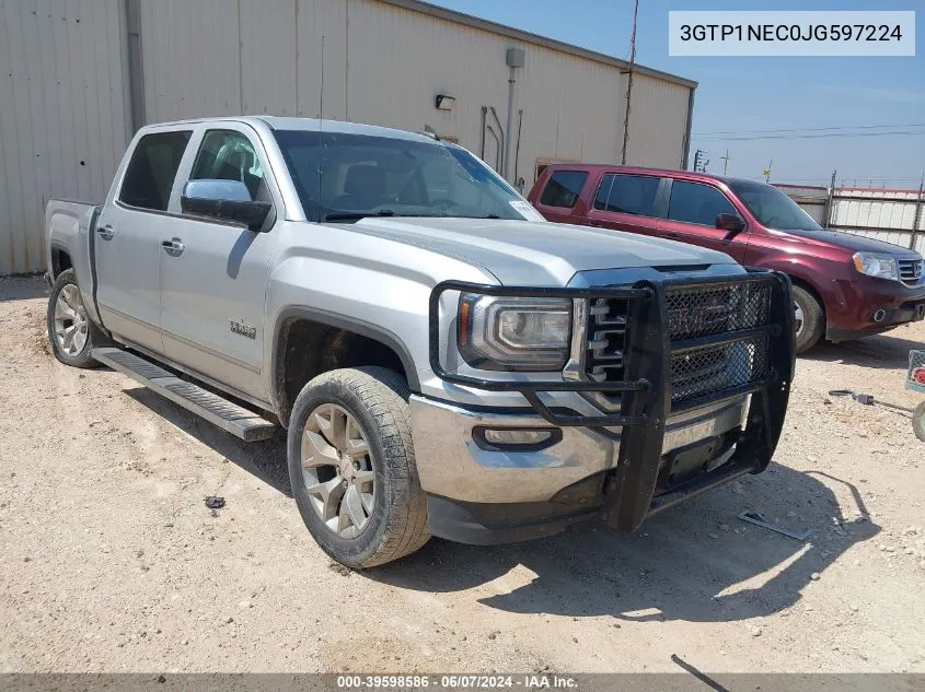 2018 GMC Sierra 1500 Slt VIN: 3GTP1NEC0JG597224 Lot: 39598586